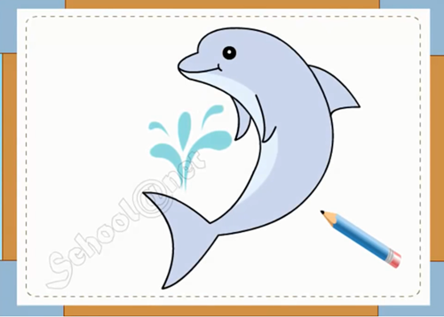 Vẽ cá heo